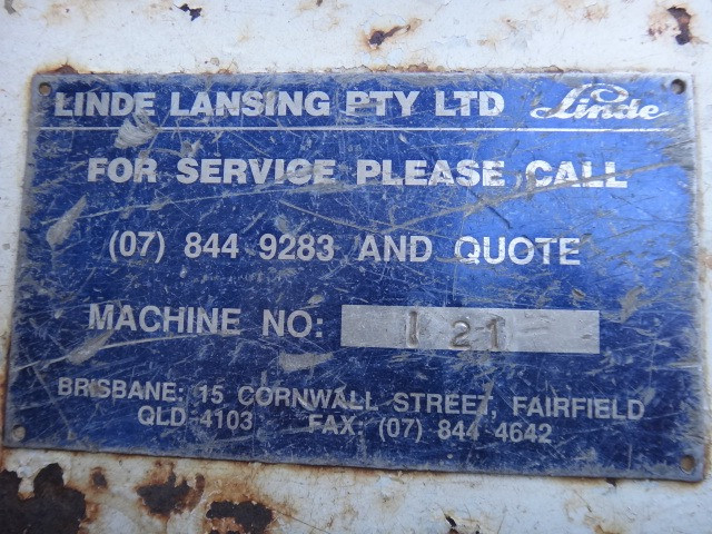 1989 LINDE H30 3 TONNE FORKLIFT