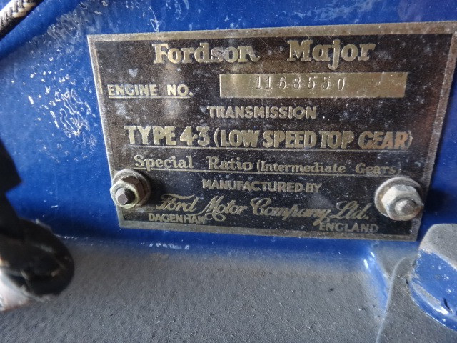 FORDSON MAJOR TRACTOR