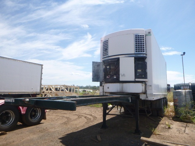 1998 FTE REFRIGERATED VAN TRAILER SEMI FTE SLIDING-A FRIDGE TRAILER