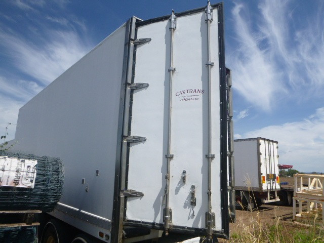 1998 FTE REFRIGERATED VAN TRAILER SEMI FTE SLIDING-A FRIDGE TRAILER