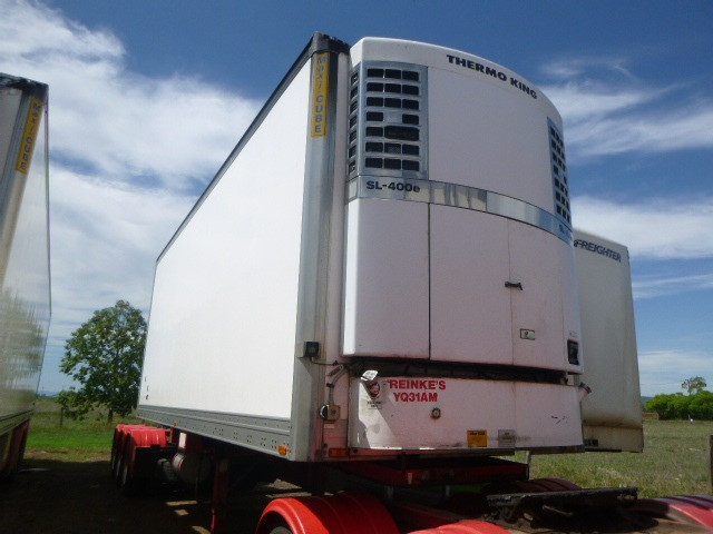 2006 MAXICUBE REFRIGERATED VAN TRAILER SEMI MAXICUBE SLIDING-A FRIDGE VAN