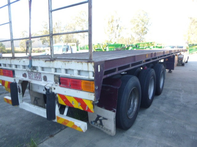 1990 KRUEGER FLAT TOP TRAILER SEMI FLAT TOP TRAILER