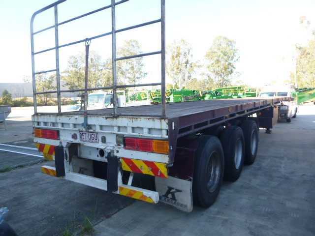 1990 KRUEGER FLAT TOP TRAILER SEMI FLAT TOP TRAILER