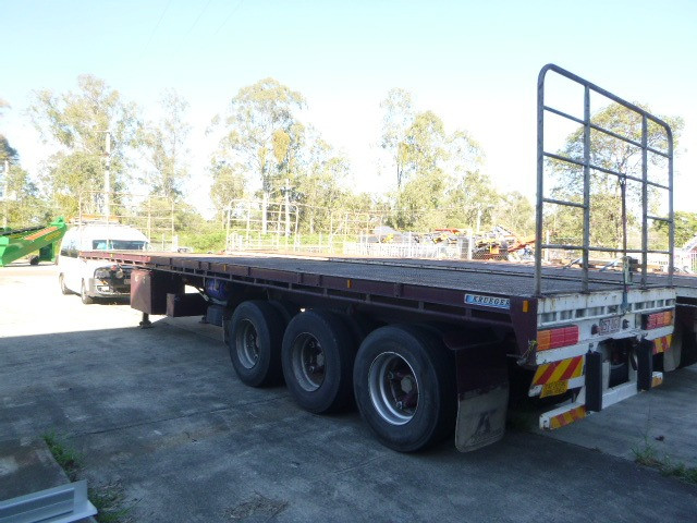 1990 KRUEGER FLAT TOP TRAILER SEMI FLAT TOP TRAILER