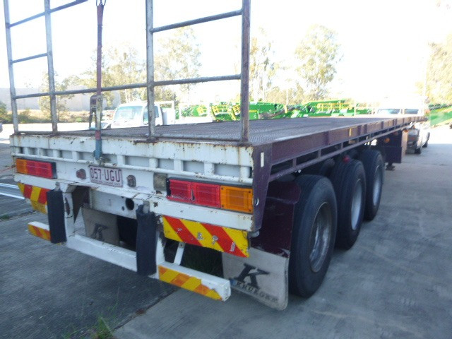 1990 KRUEGER FLAT TOP TRAILER SEMI FLAT TOP TRAILER