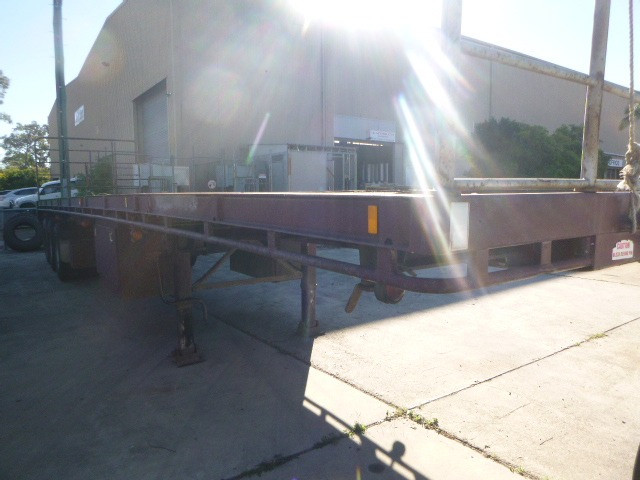 1990 KRUEGER FLAT TOP TRAILER SEMI FLAT TOP TRAILER
