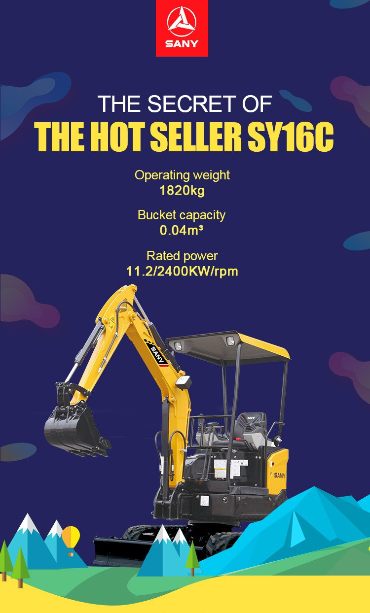 2019 SANY SY16C MINI EXCAVATOR