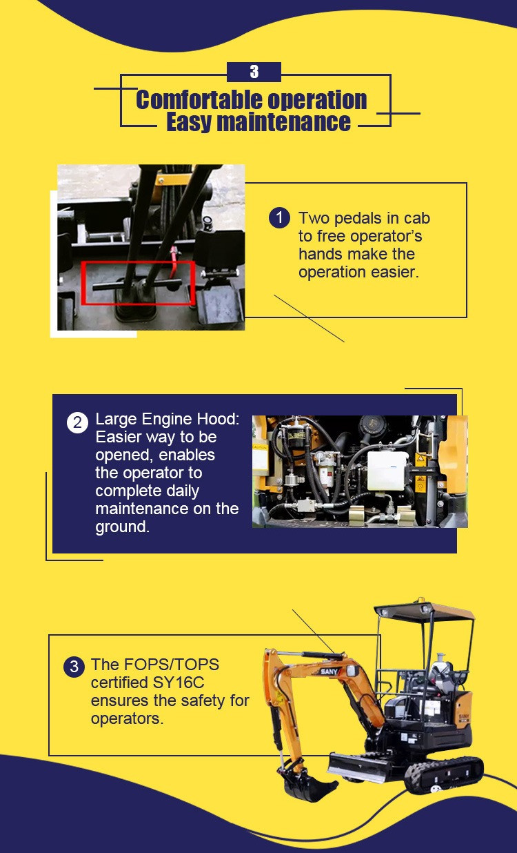 2019 SANY SY16C MINI EXCAVATOR