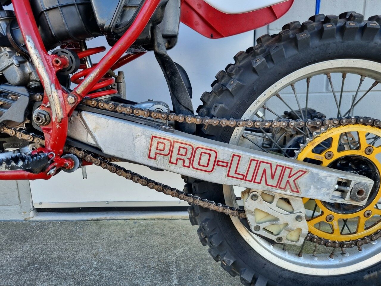 1989 HONDA CR125 MOTOCROSS