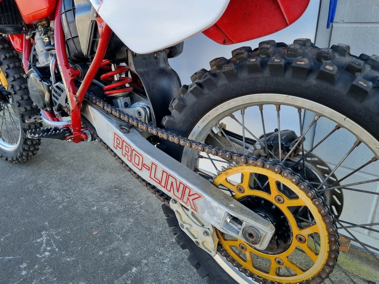 1989 HONDA CR125 MOTOCROSS