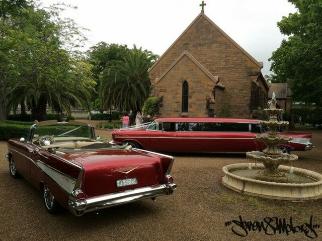 1957 CHEVROLET BEL-AIR LIMO 2D CONVERTIBLE