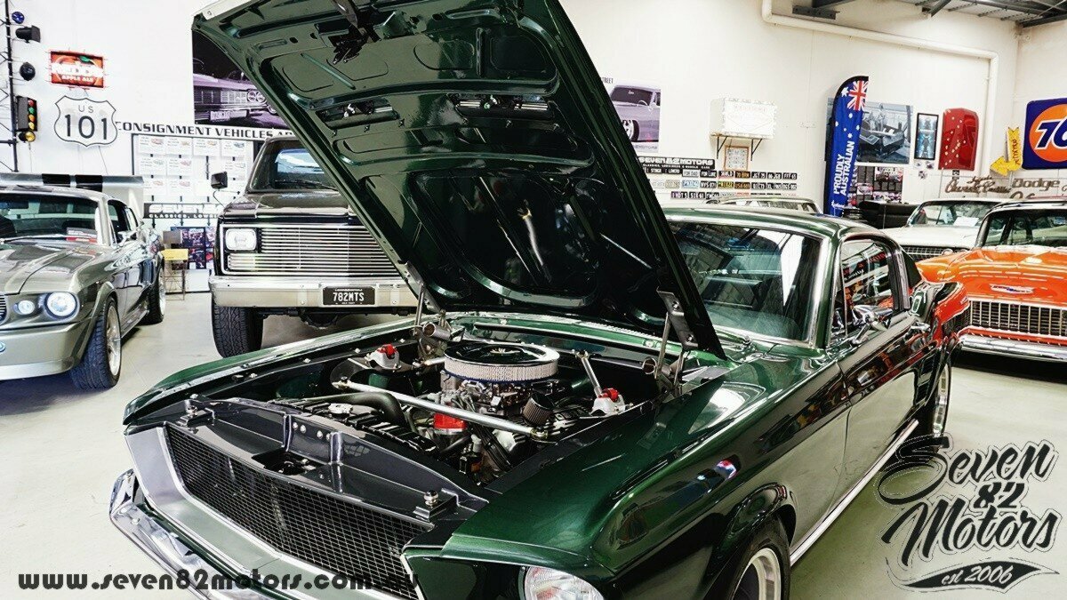 1967 FORD MUSTANG BULLITT 5 SP MANUAL 2D FASTBACK