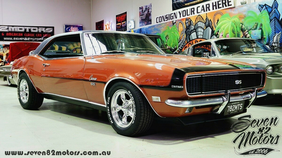 1968 CHEVROLET CAMARO 4 SP MANUAL 2D COUPE