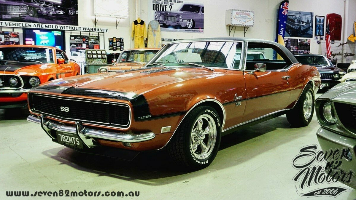 1968 CHEVROLET CAMARO 4 SP MANUAL 2D COUPE