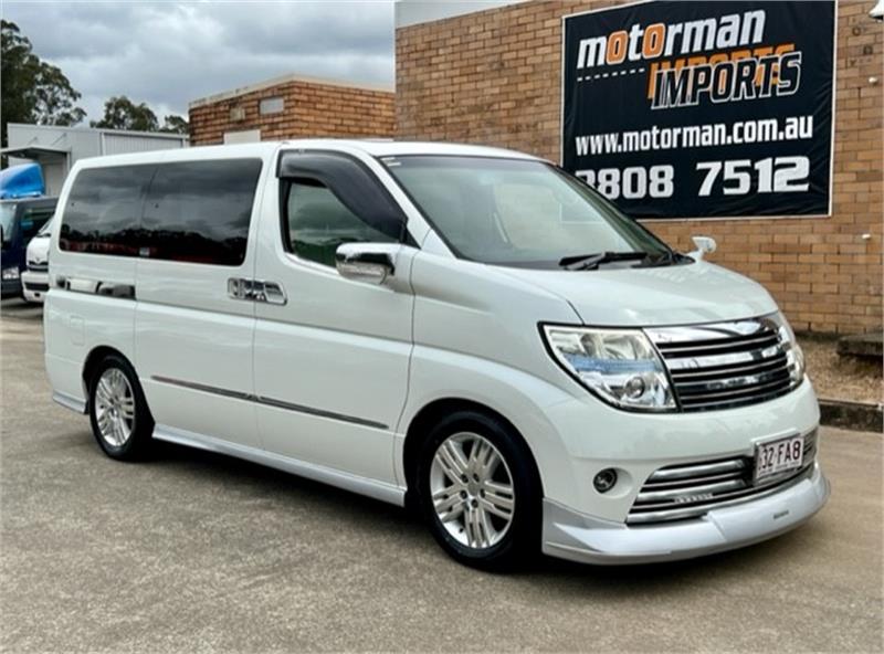 2008 NISSAN ELGRAND E51 5 SP AUTOMATIC 4D WAGON