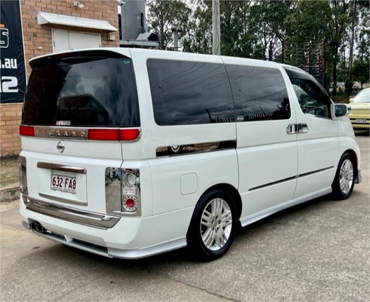 2008 NISSAN ELGRAND E51 5 SP AUTOMATIC 4D WAGON
