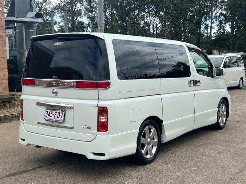 2007 NISSAN ELGRAND E51 5 SP AUTOMATIC 4D WAGON