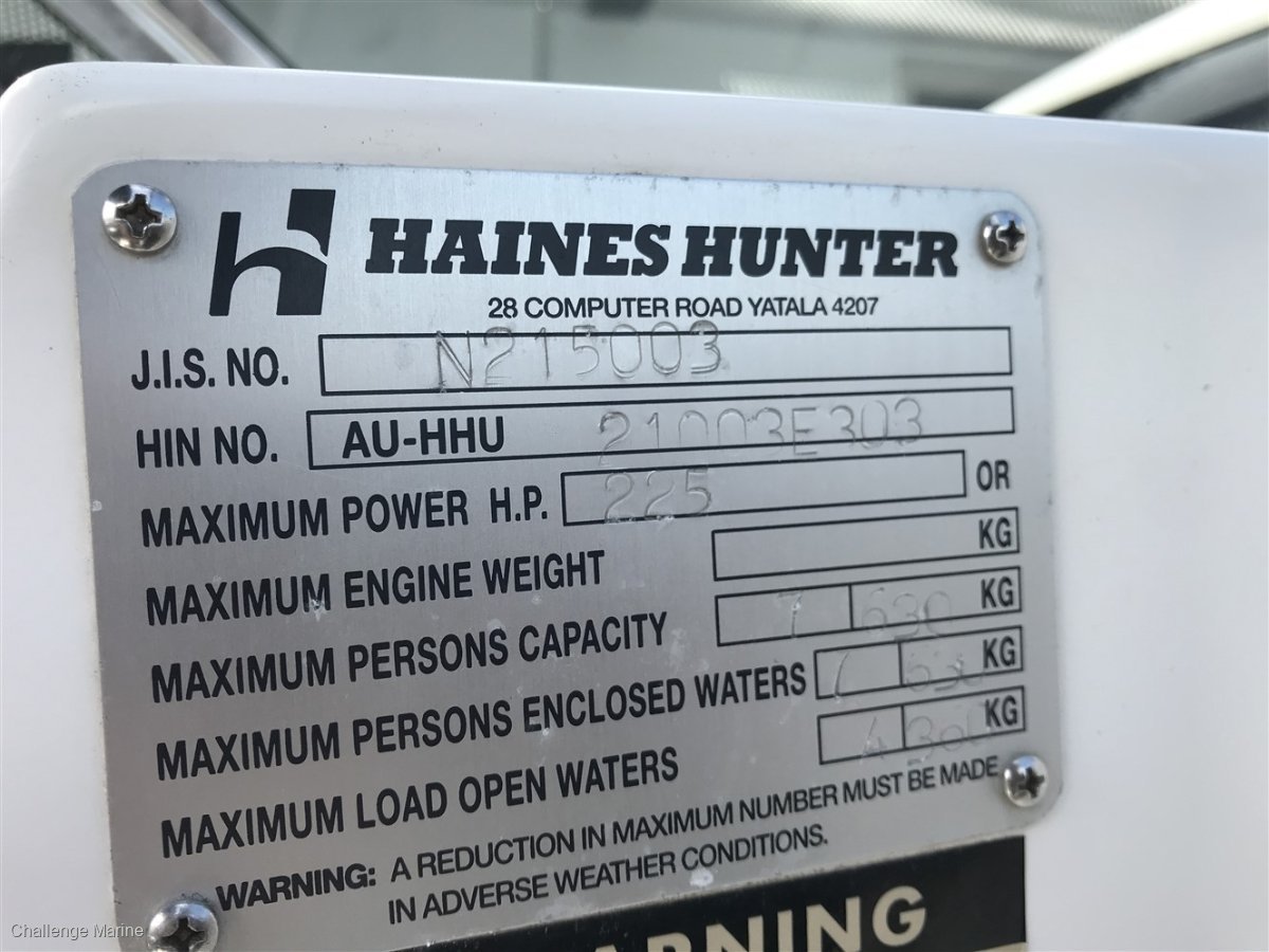 HAINES HUNTER 2150 PHOENIX