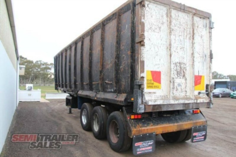 2002 SAMS Semi Scrap Semi Tipper Trailer