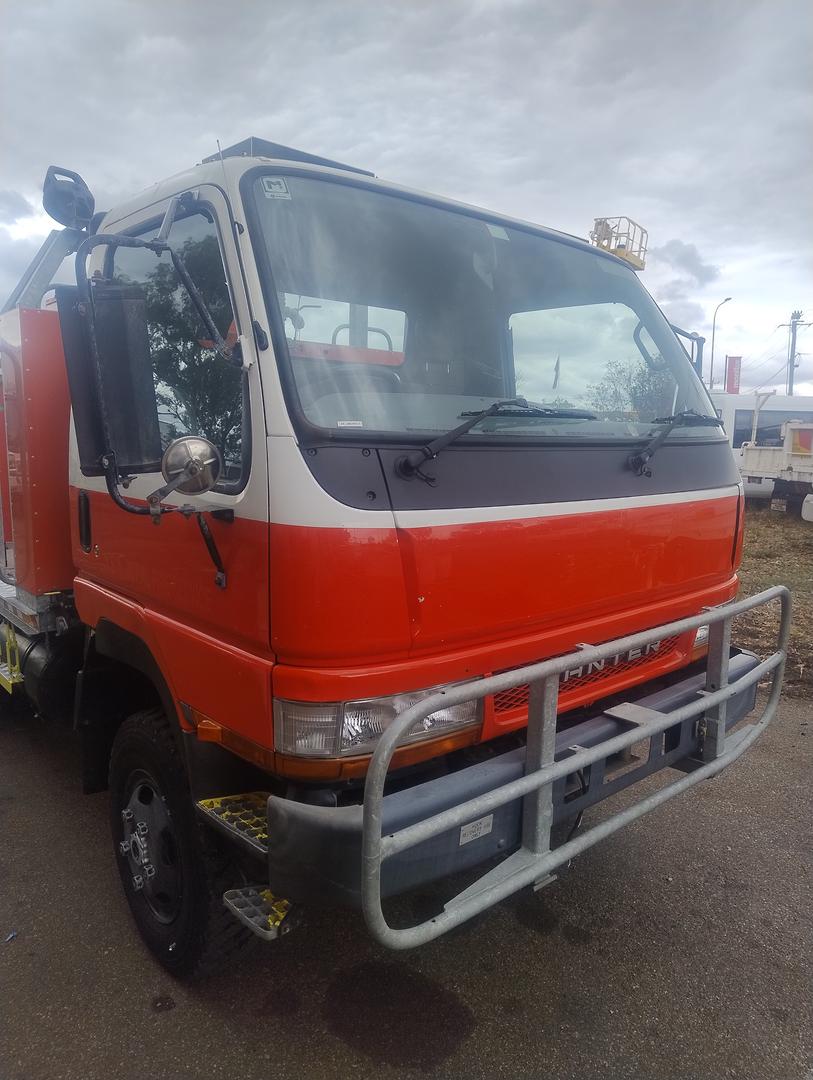 2003 MITSUBISHI CANTER FG FG649 4x4 SWB 5 SP MANUAL FIRE TRUCK