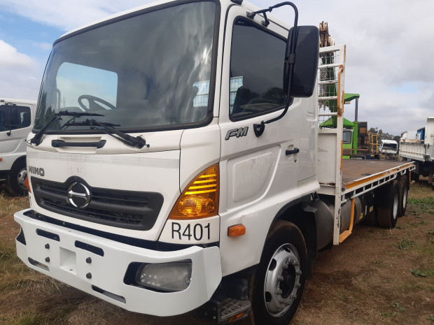 2005 HINO RANGER PRO FM1J 14 MEDIUM 10 SP MANUAL C/CHAS