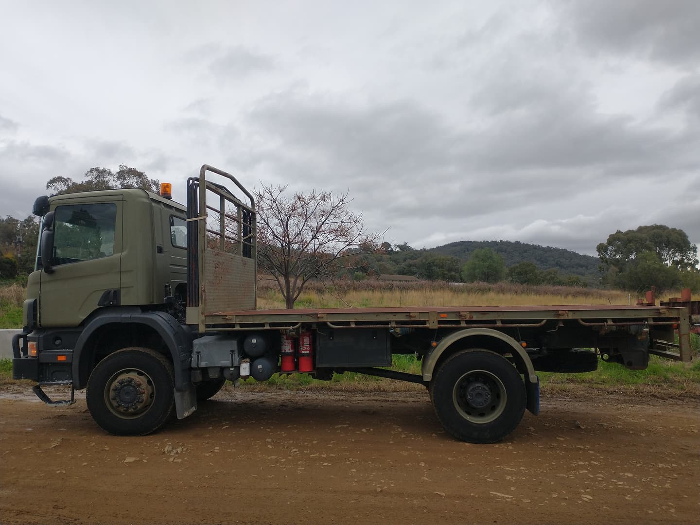 2002 SCANIA 114C 4X4 TRAY