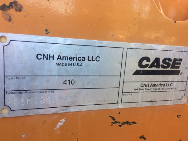 2002 CASE 410 SKID STEER LOADER