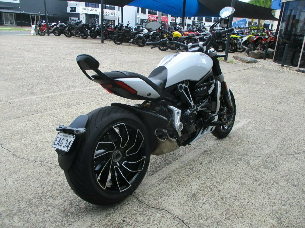 2019 DUCATI XDIAVEL S WHITE CRUISER