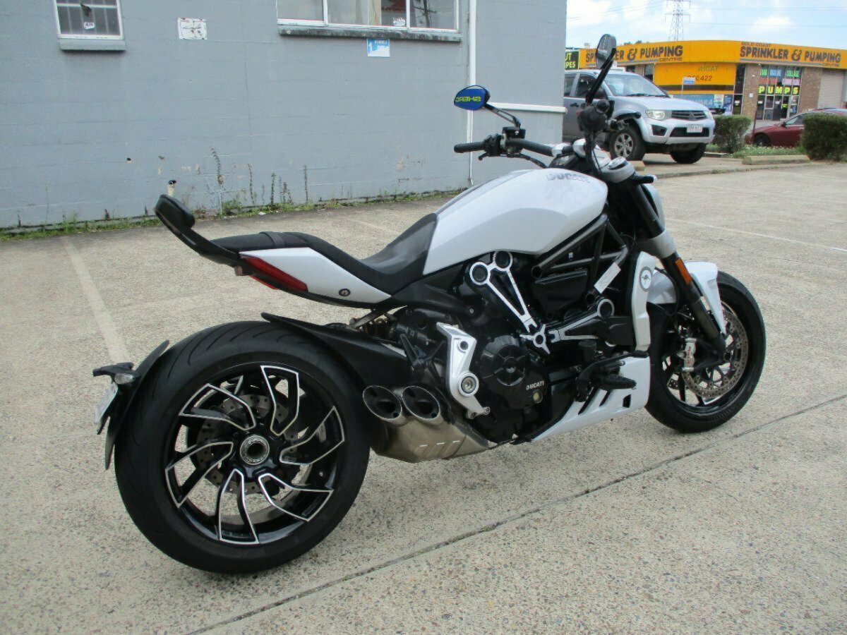 2019 DUCATI XDIAVEL S WHITE CRUISER