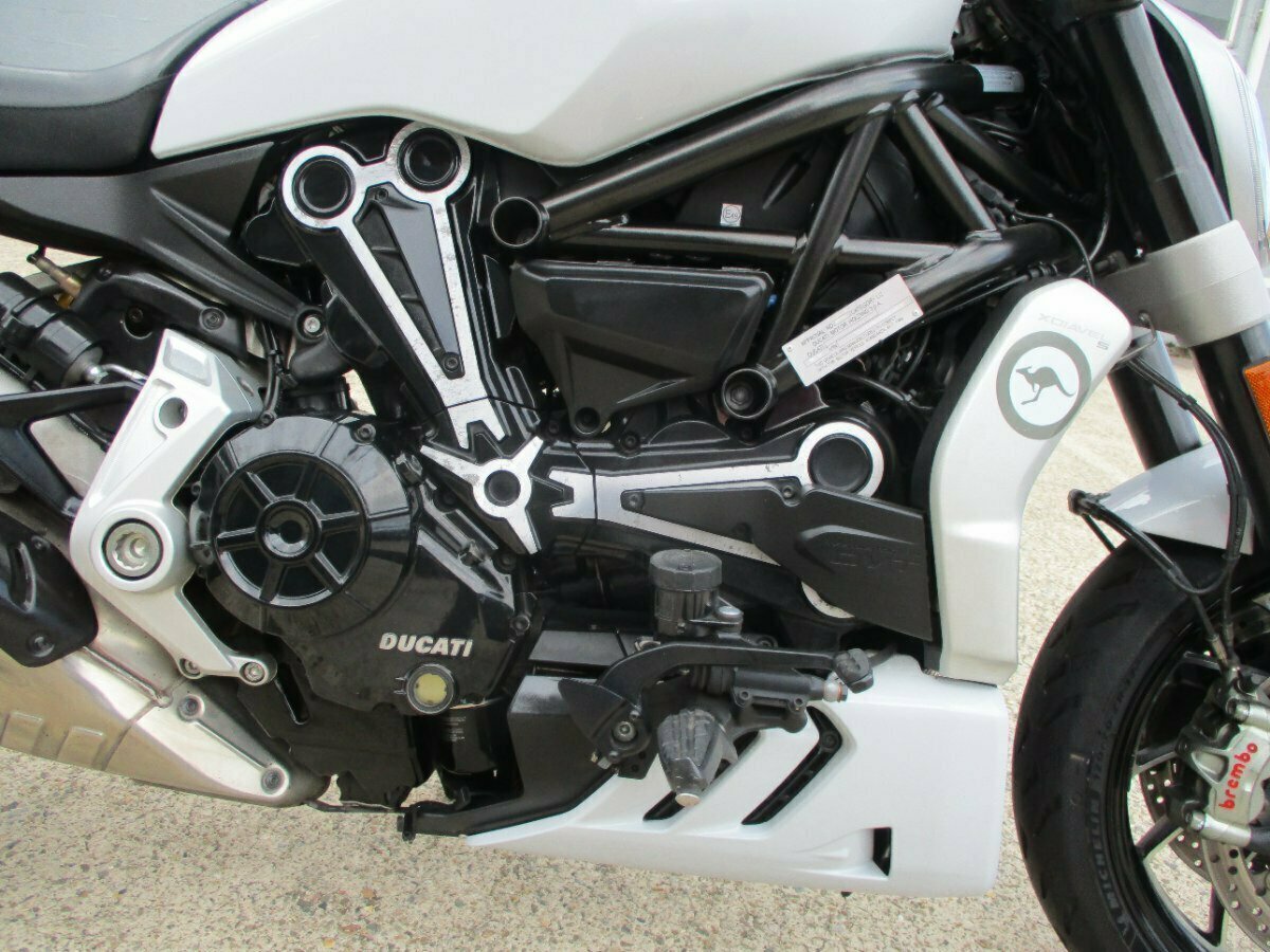 2019 DUCATI XDIAVEL S WHITE CRUISER