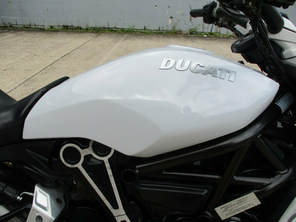 2019 DUCATI XDIAVEL S WHITE CRUISER