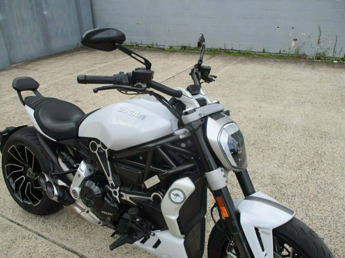 2019 DUCATI XDIAVEL S WHITE CRUISER