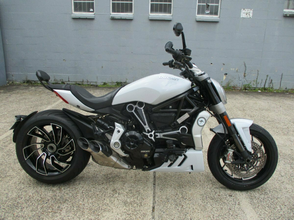 2019 DUCATI XDIAVEL S WHITE CRUISER
