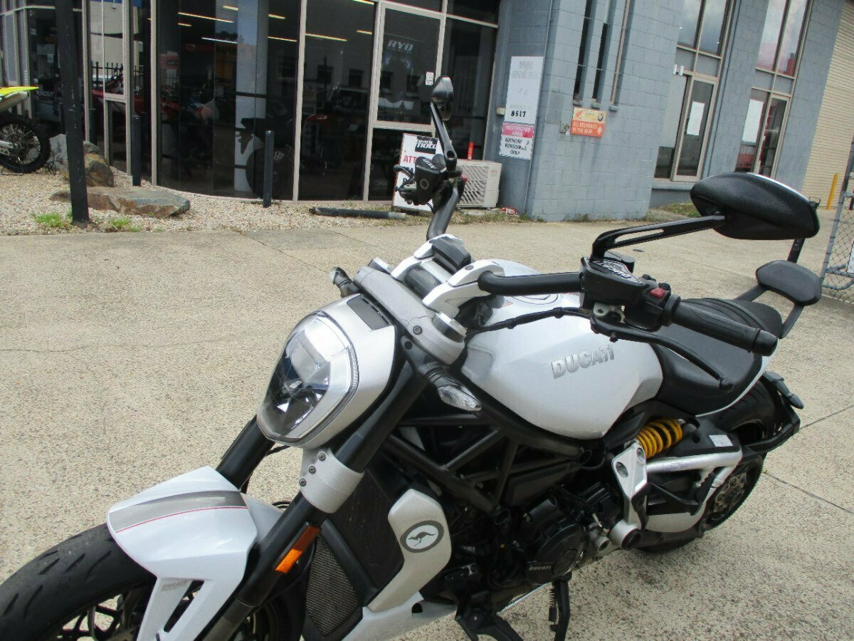 2019 DUCATI XDIAVEL S WHITE CRUISER