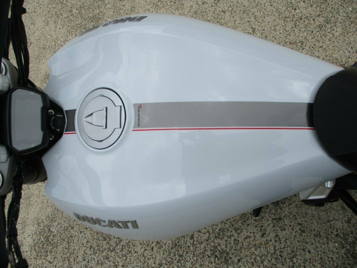 2019 DUCATI XDIAVEL S WHITE CRUISER