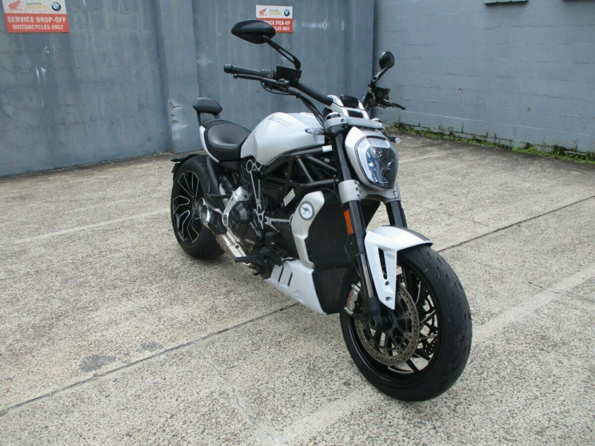 2019 DUCATI XDIAVEL S WHITE CRUISER