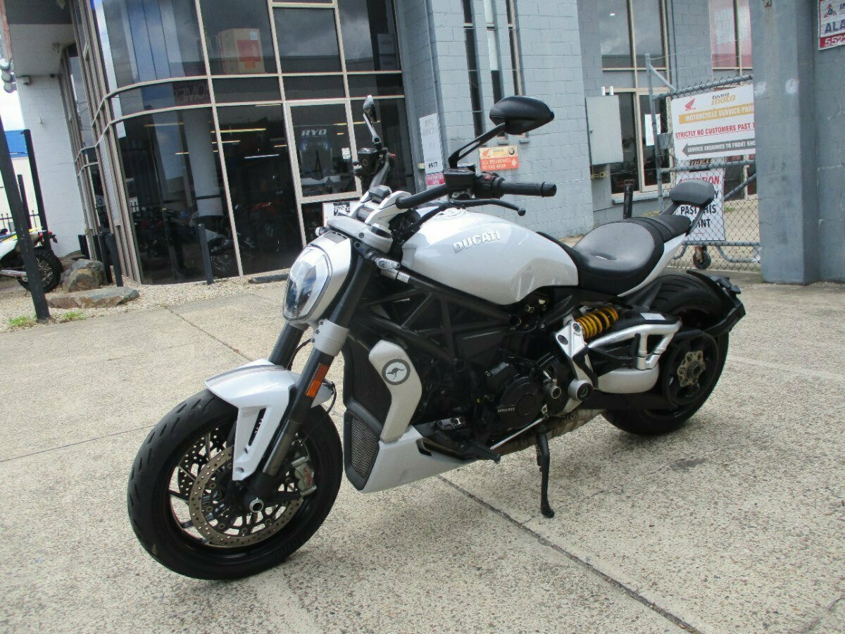 2019 DUCATI XDIAVEL S WHITE CRUISER