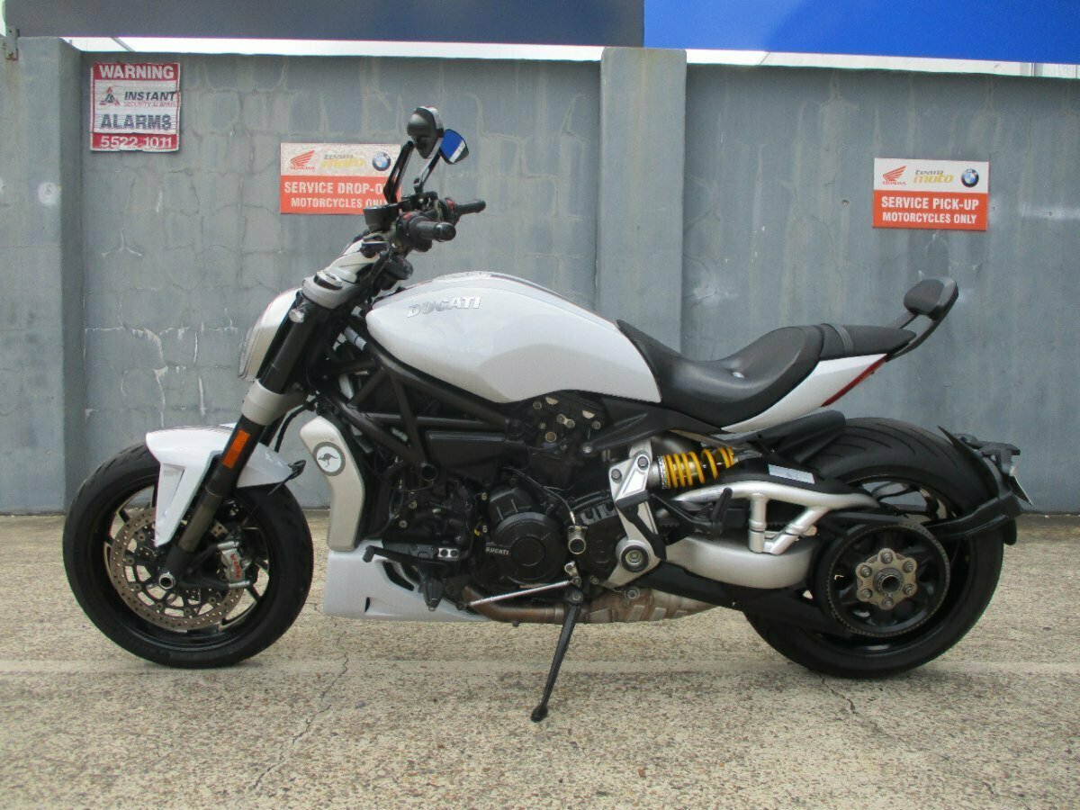 2019 DUCATI XDIAVEL S WHITE CRUISER