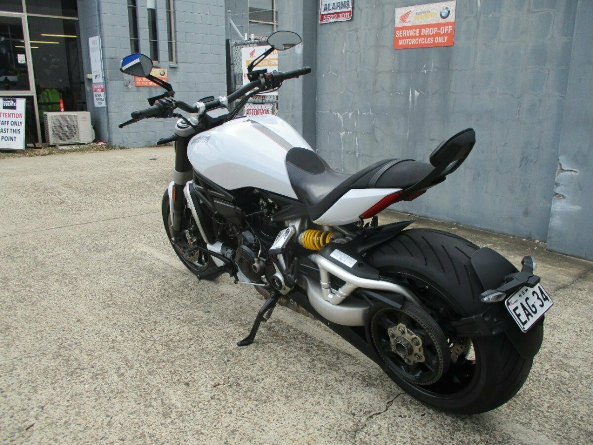2019 DUCATI XDIAVEL S WHITE CRUISER