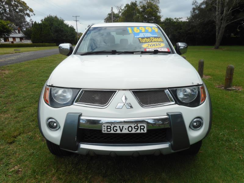 2008 MITSUBISHI TRITON ML MY08 5 SP MANUAL DOUBLE CAB UTILITY