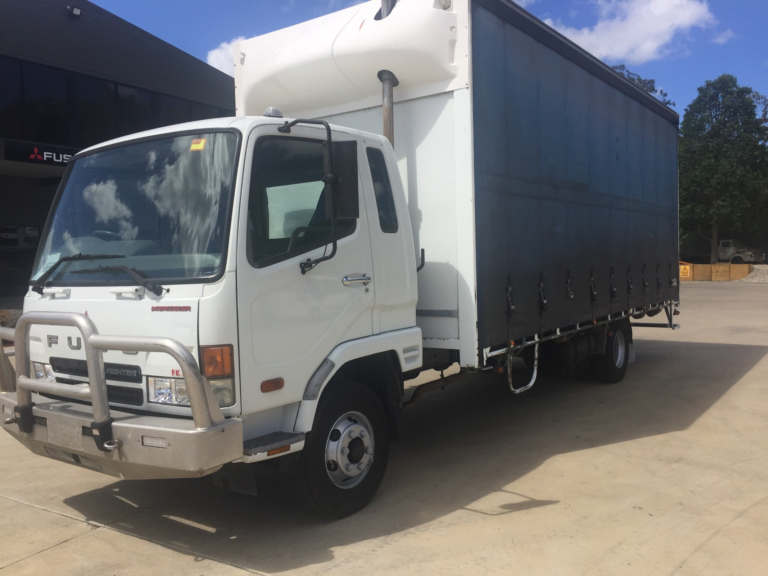 2006 FUSO FK617 MANUAL CURTAINSIDER