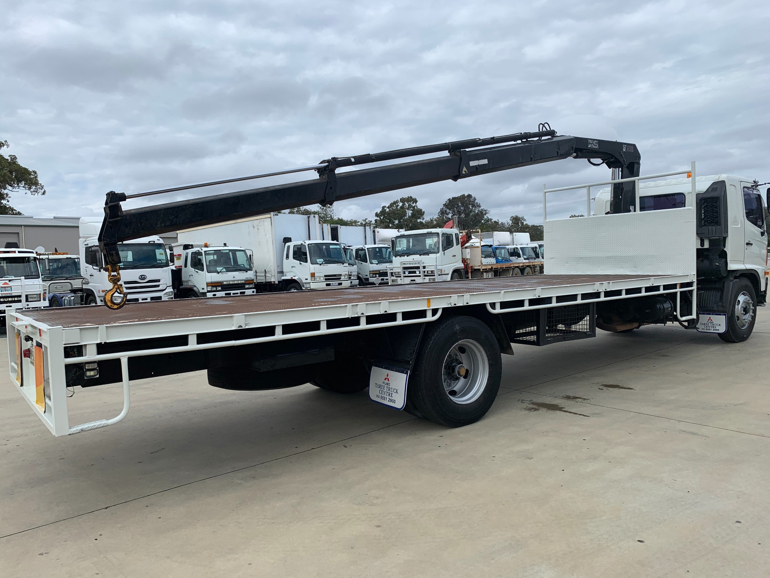 2004 HINO RANGER PRO 9 FG MANUAL CRANE TRUCK