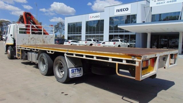2013 MITSUBISHI FIGHTER TRUCK AUTOMATIC CRANE TRUCK
