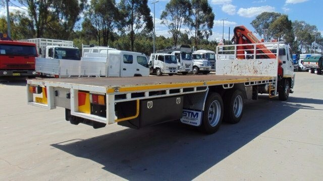2013 MITSUBISHI FIGHTER TRUCK AUTOMATIC CRANE TRUCK
