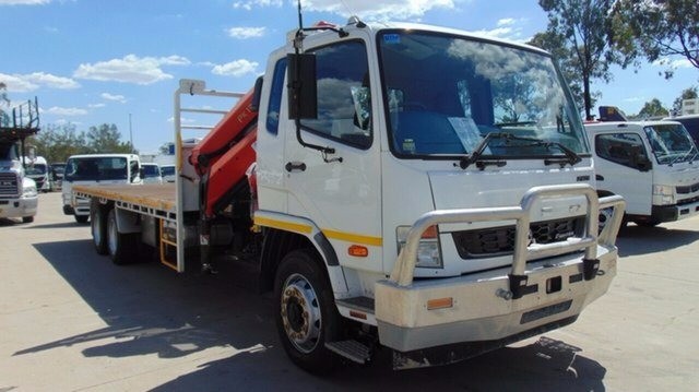 2013 MITSUBISHI FIGHTER TRUCK AUTOMATIC CRANE TRUCK