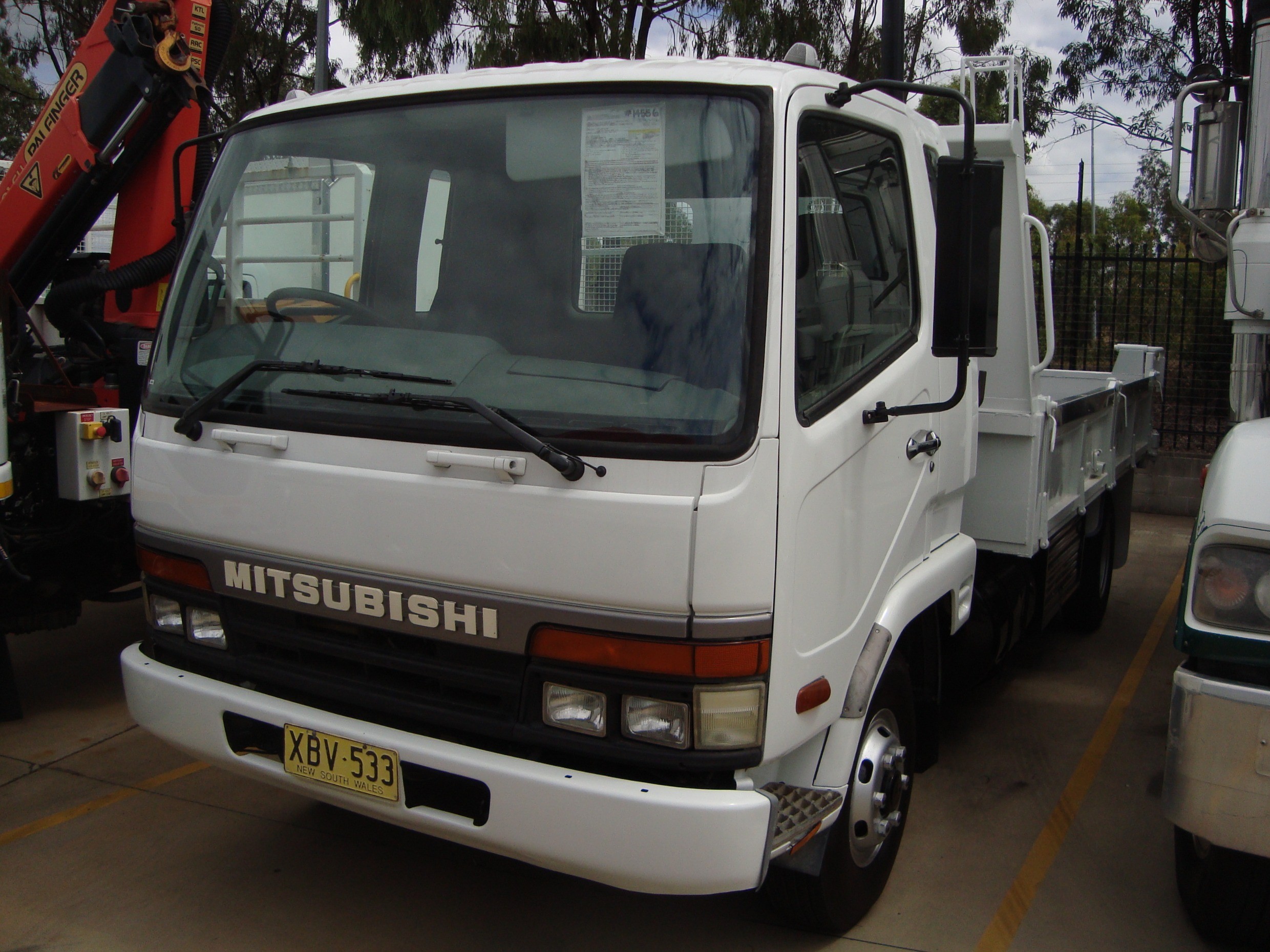 1997 MITSUBISHI FK618 TRUCK MANUAL TIPPER