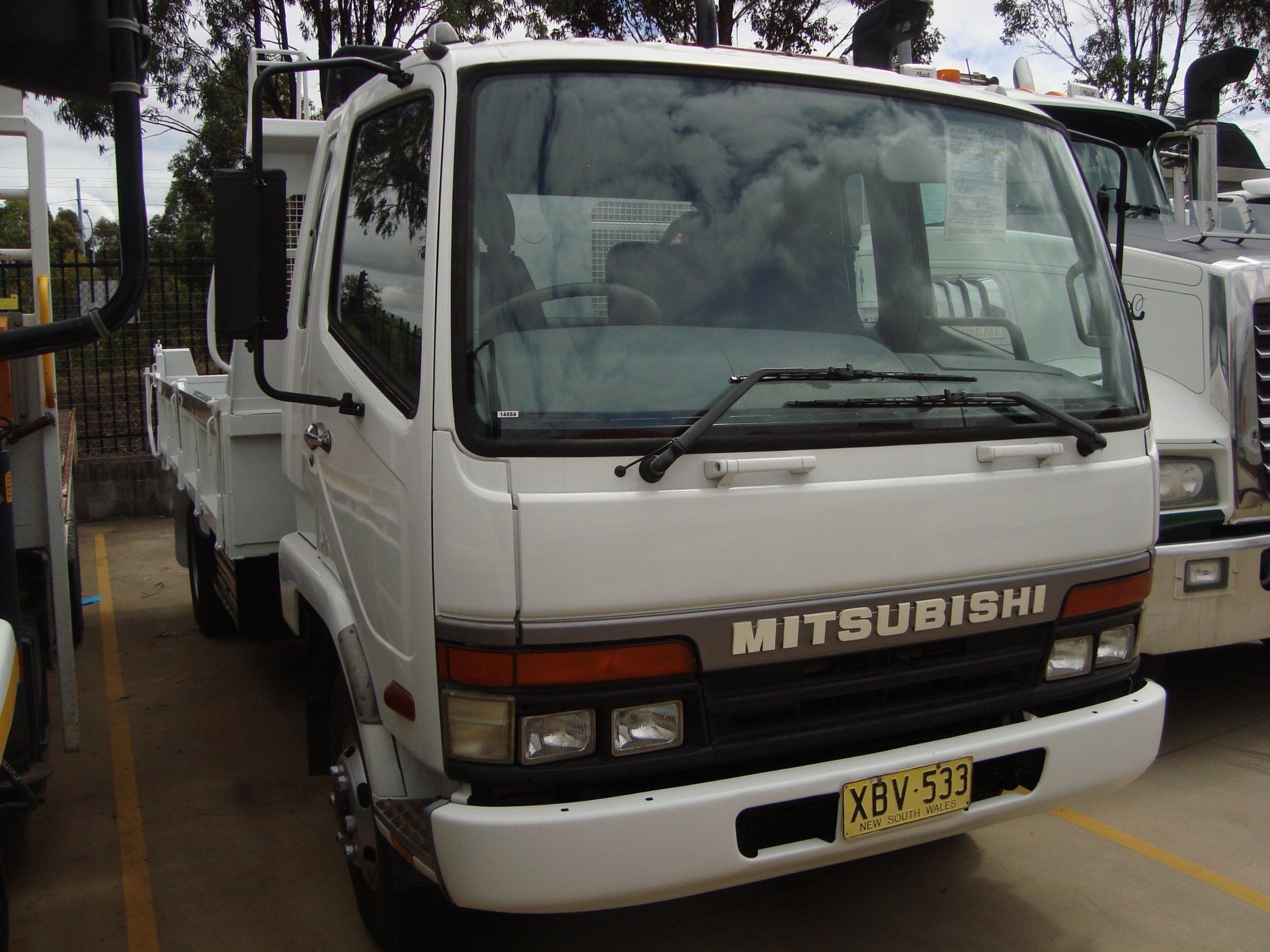 1997 MITSUBISHI FK618 TRUCK MANUAL TIPPER