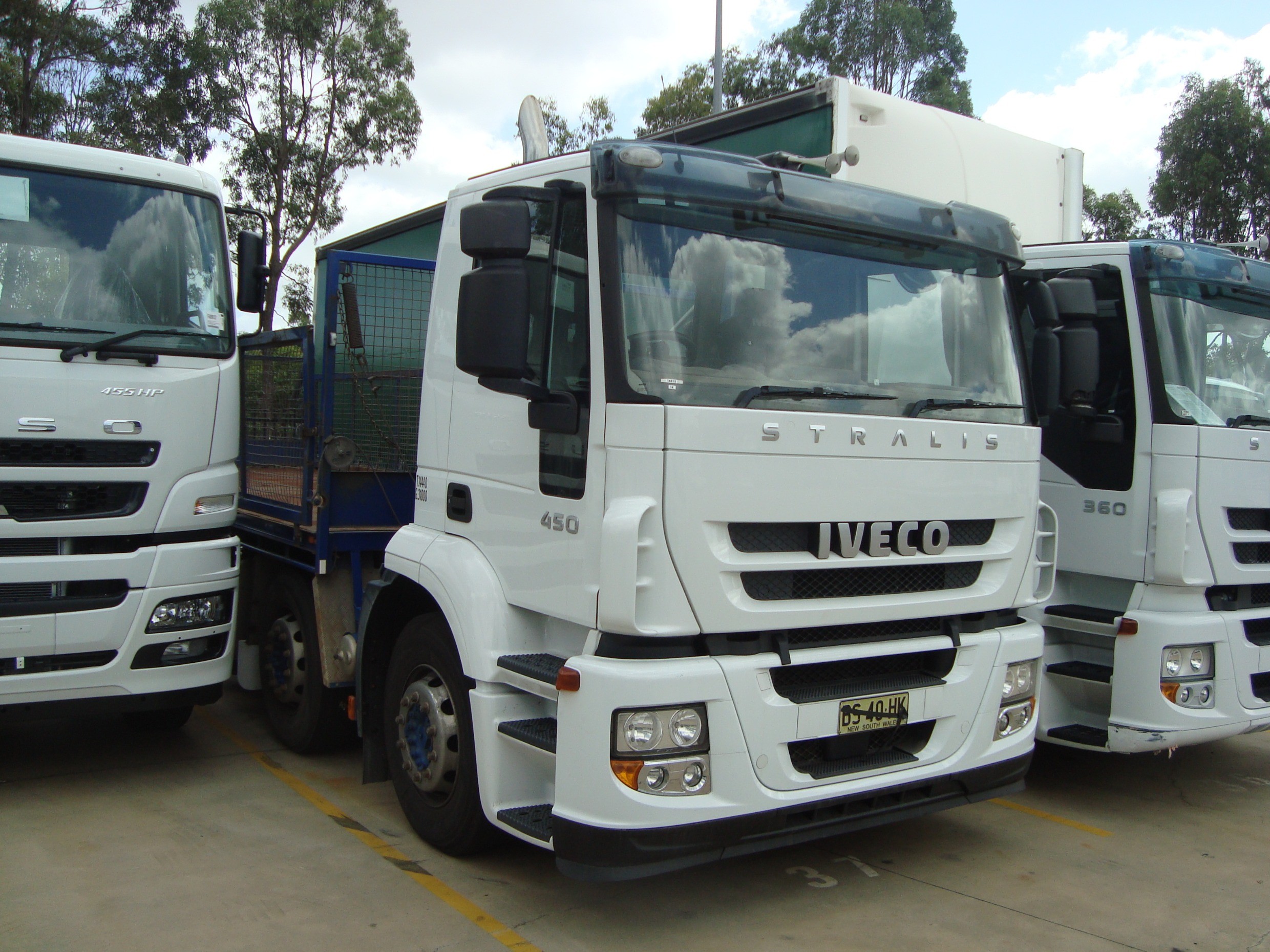 2012 IVECO STRALIS AD450 TRUCK AMT CRANE TRUCK