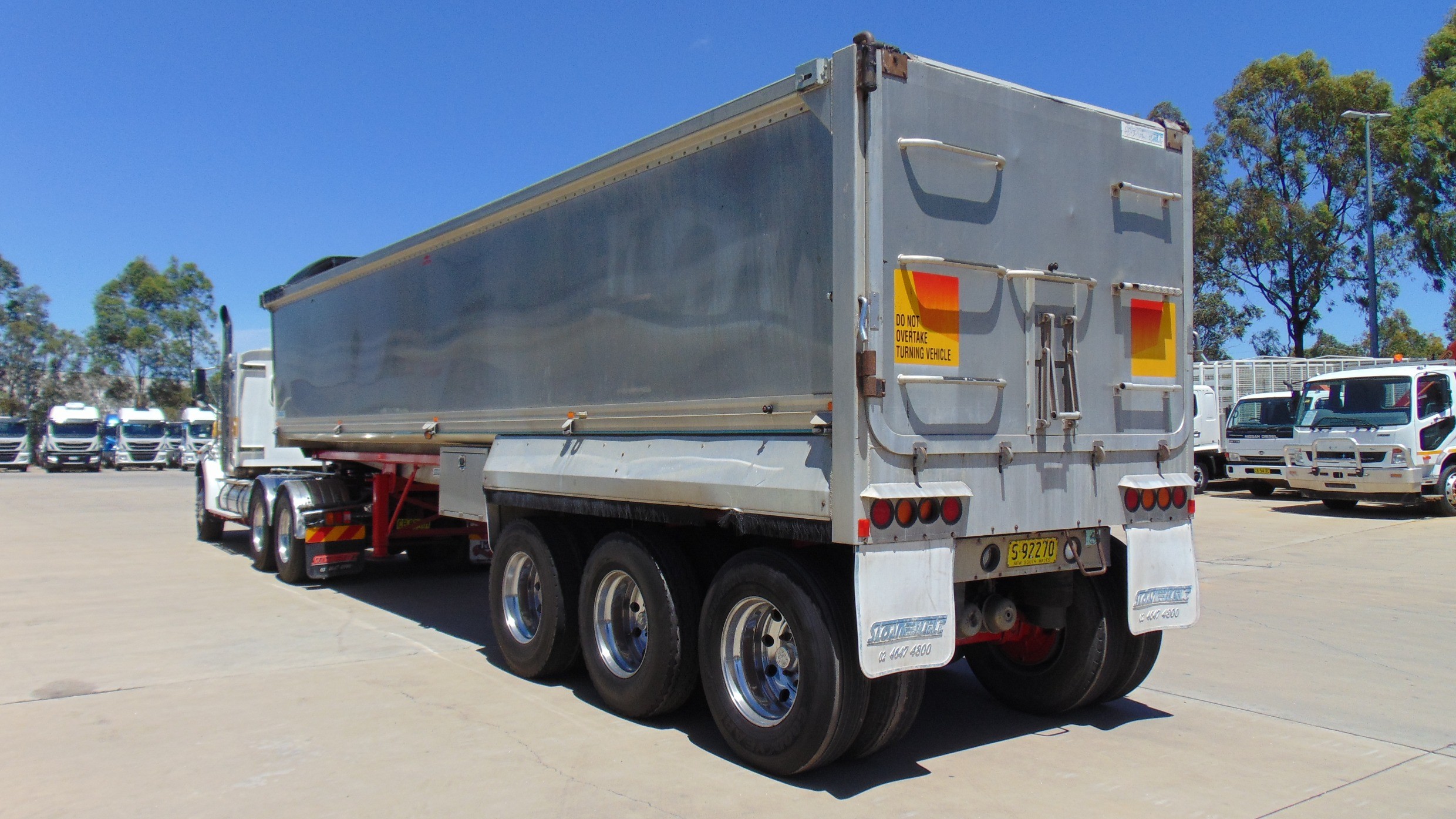 2007 SLOANEBUILT TIPPER TRAILER TRI AXLE TIPPER TRAILER