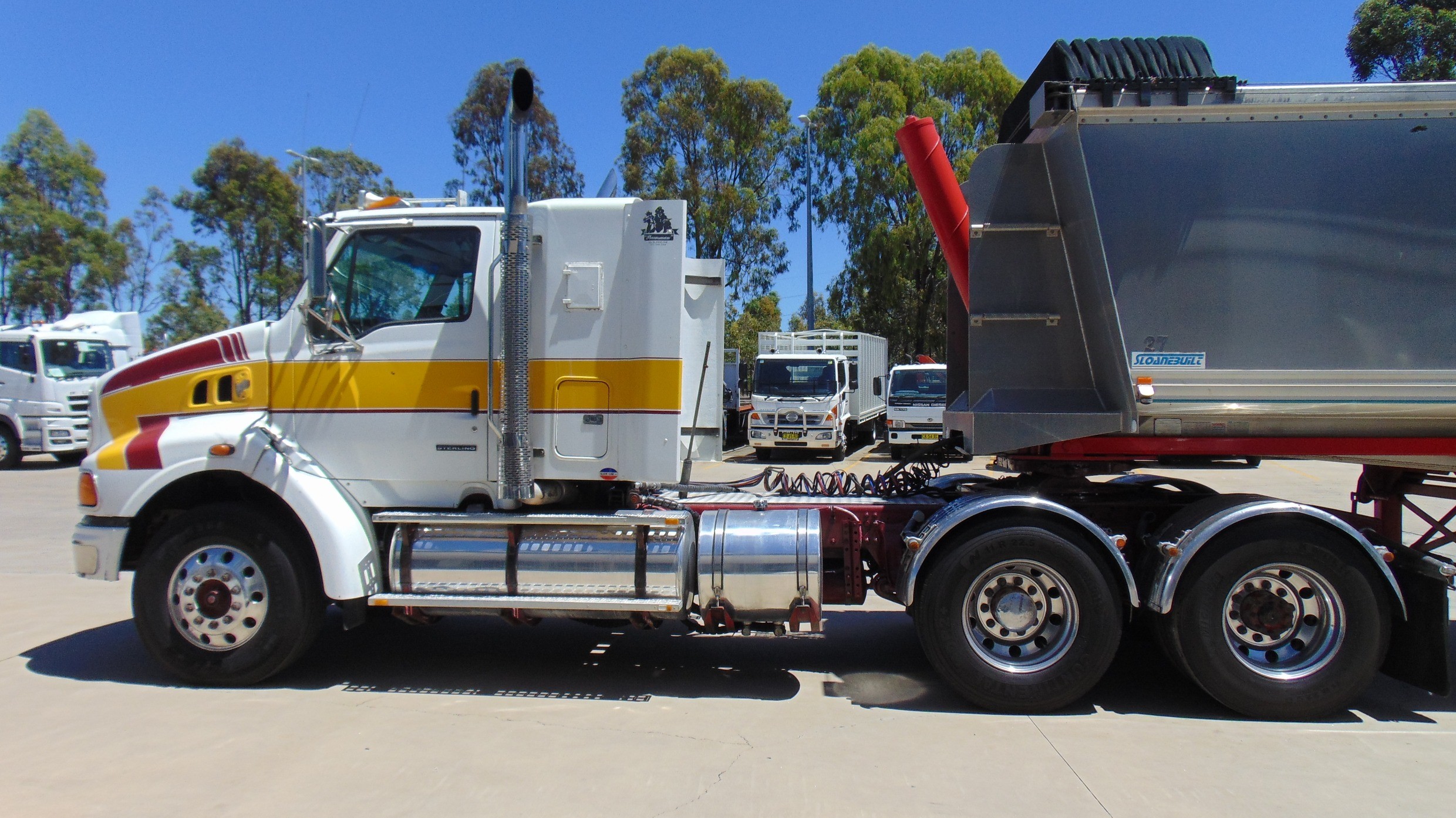 2007 SLOANEBUILT TIPPER TRAILER TRI AXLE TIPPER TRAILER